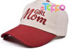 Vintage Two-Tone Women's Baseball Cap with Mama Hat 