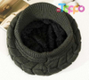 Women Winter Warm Knit Hat Wool Snow Ski Caps with Visor
