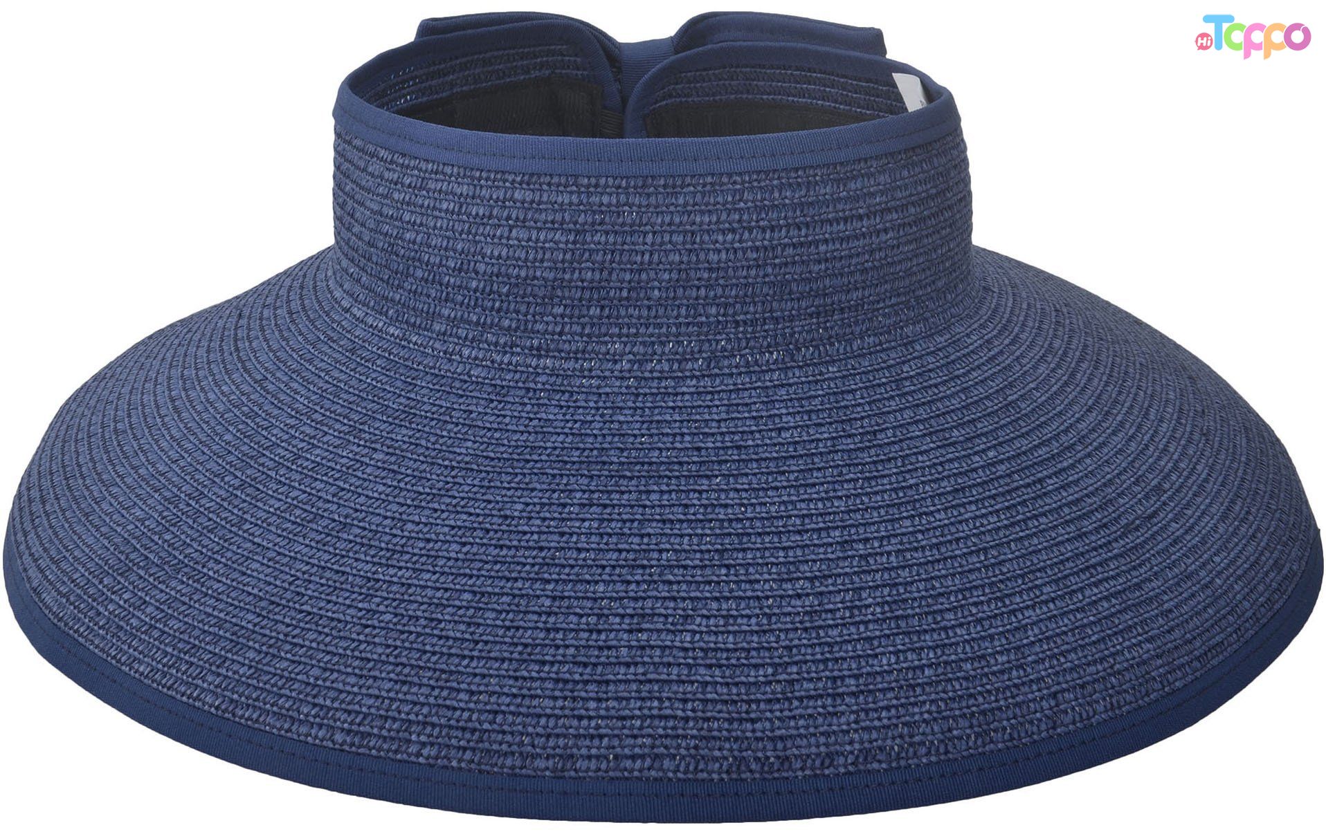 Hot Sale Wide Brim Hat Roll-up Straw Sun Visor Hat for Women 