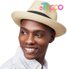 High Quality Beach Hat Fine Braid UPF50+ Unisex Bucket Sun Straw Hat