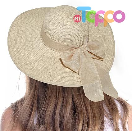 Hot Sale UPF 50+ Roll Up Wide Brim Women Sun Straw Hat 
