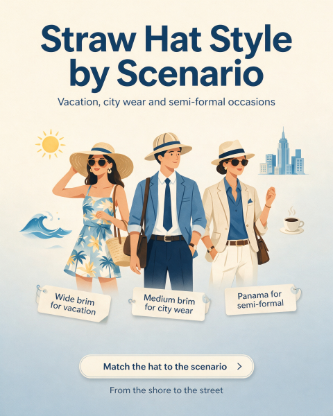 Summer Outfit Formula: Straw Hat Matching List for Vacation & Daily Look