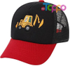 Dinosaur Mesh Adjustable Cotton Blend Full Mesh Back Ventilation Curved UV Brim Velcro Strap Toddler Baseball Hat