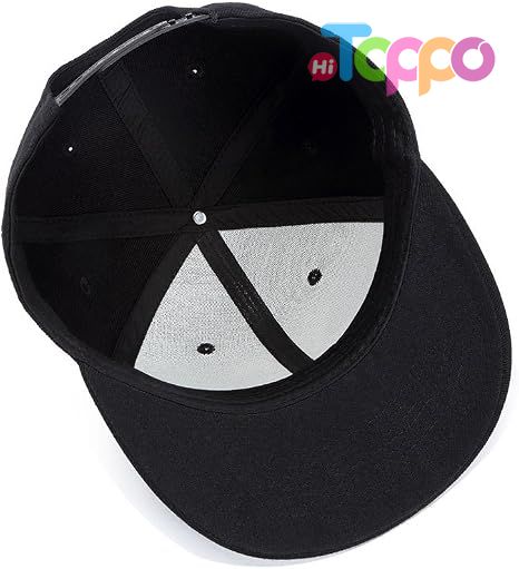 Unisex Snapback Hats, Adjustable Embroidered Flat Bill Dad Hat Baseball Cap
