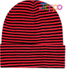 Classical Stripe Unisex Warm Striped Knitted Beanie Hats Slouchy Knit Skull Cap 