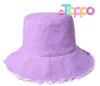 Casual Vacation Travel Accessories Wide Brim Cotton Bucket Hat 