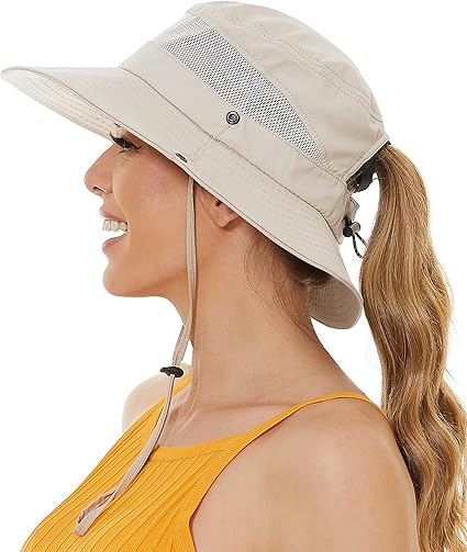 Hot Sale Sun Protection UV UPF50+ Waterproof Fishing Safari Hiking Bucket Hat