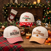 Custom Holiday 5 Panel Baseball Caps with Christmas & Halloween Embroidery Logo