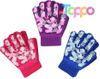 Hot Gift 3 Pairs Knit Warm Stretch Gripper Children Magic Glove 4-14 Years Kids Winter Gloves 