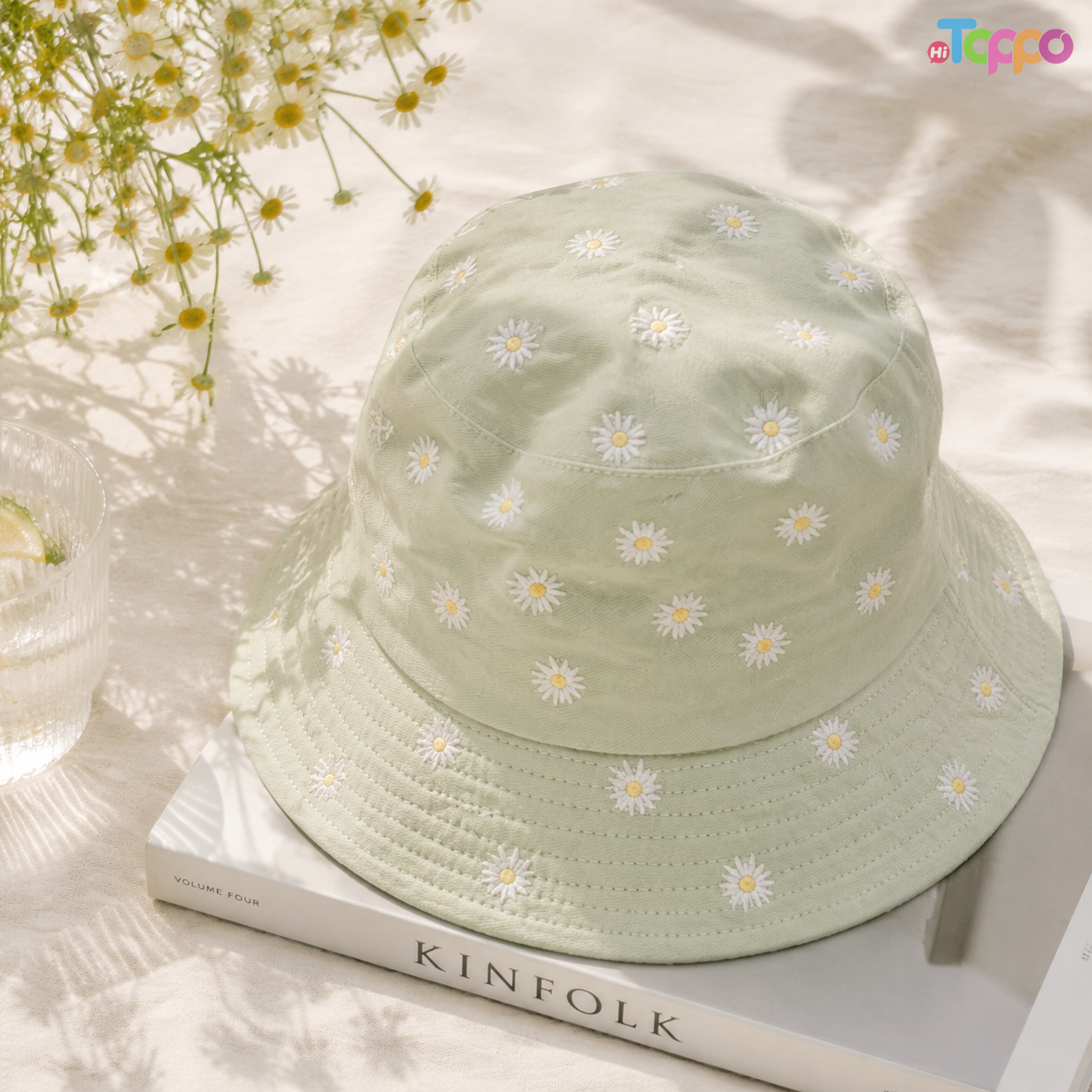  Custom Floral Printing Reversible Double-Side-Wear Bucket Hats