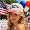 Custom USA Independence Day Baseball Caps with Embroidery