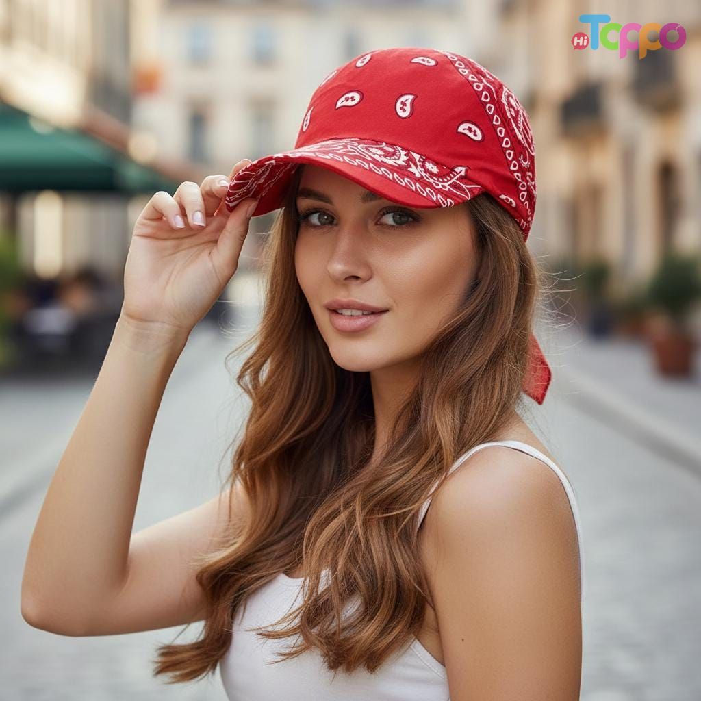 Women’s Wide Brim Bandanas Caps 
