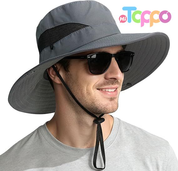 Custom Wide Brim UPF 50+ UV Protection Bucket Hat