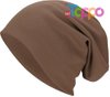  Breathable Cozy Cotton Sleep Cap Thin Chemo Headwear Slouchy Dwarf Beanie Hats 