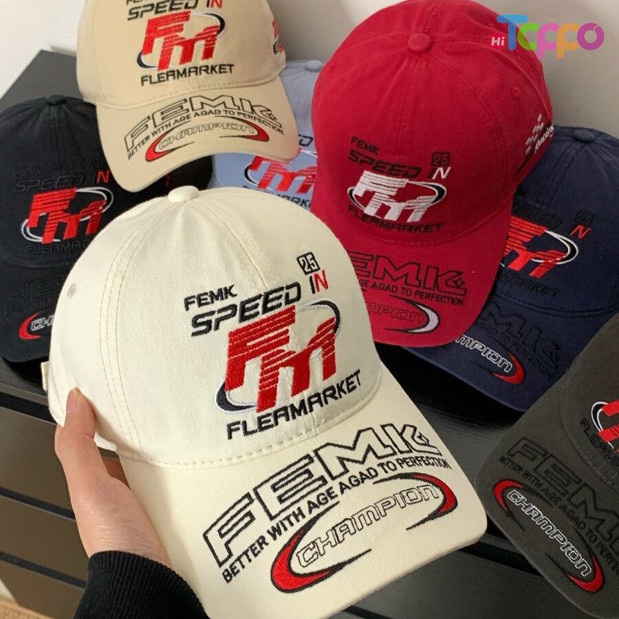 Custom Embroidered Decor American Heavy Embroidery Wide Brim Baseball Cap 