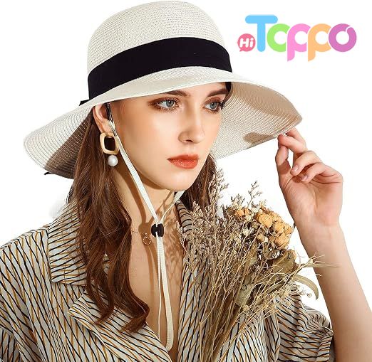 Hot Sale Wide Brim Foldable Beach Hats UV UPF 50+ Summer Sun Travel Hat 