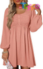 Custom 2026 Casual Long Sleeve Mini Dress for Women 