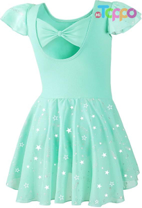 Girls Ballet Leotards Toddler Shiny Dance Leotard Dresses