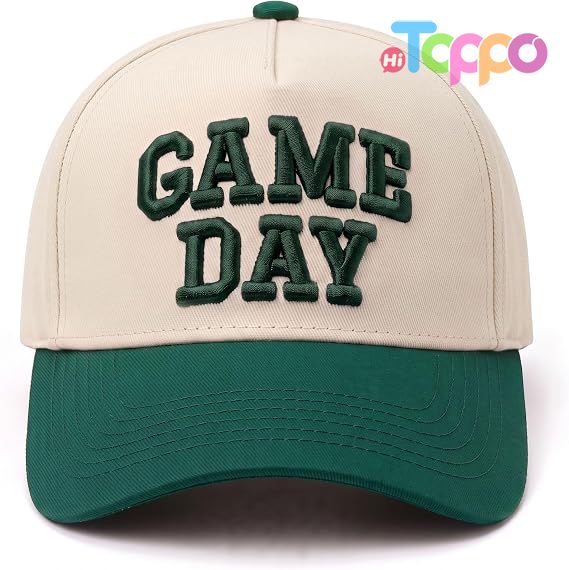 Hot Sale Vintage Embroidered Football Season Hat Sports Fan Baseball Cap