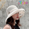 Summer UV Protection Wide Brim Packable Mesh Sun Bucket Hat