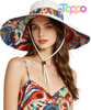Summer Foldable Floppy Sun Reversible Vacation Beach Wide Brim UPF 50+ Fishing Bucket Hat