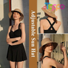  UPF 50+ Foldable Wide Brim Pleneal Beach Sun Staw Hats