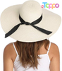 Wide Brim Big Floppy Foldable Roll up Cap UPF 50+ Beach Sun Hat 