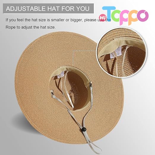 Wide Brim Big Floppy Foldable Roll up Cap UPF 50+ Beach Sun Hat 