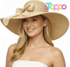 Summer Big Straw Wide Brim Floppy Foldable Roll up UPF 50+ Cap Sun Hat Beach Hats