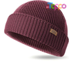 Custom Merino Wool Short Fisherman Beanies for Men Women Knit Cuff Trawler Beanie Cap 