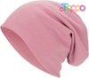  Custom Cotton Slouchy Beanie for Men and Women, Oversized Thin Skull Cap