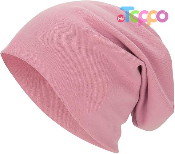  Custom Cotton Slouchy Beanie for Men and Women, Oversized Thin Skull Cap