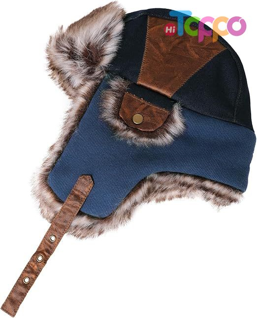 Cold Weather Winter Trapper Hat for Men with Ear Flaps
