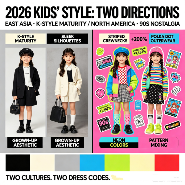 East Meets West: The Great Kids' Style Divide