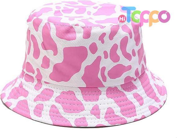 Unisex Print Double-Side-Wear Reversible Bucket Hat