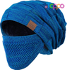 Hot Sale Winter Warm Hats Knit Slouchy Thick Skull Cap with Face Cover