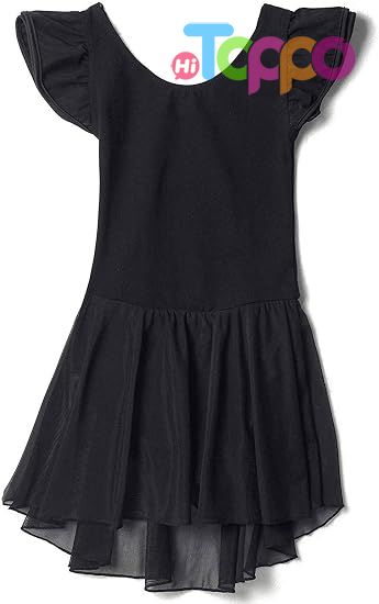 Ballet Leotards for Girls Toddler Dance Ballet Leotard with Skirt Ballerina Dresses Tutu Outfits Flutter Sleeve
