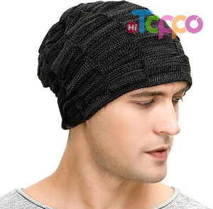 Winter Outdoor Lined Knit Warm Thick Stocking Binie Hat Cool Beanies Mens 