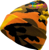 Unisex Knit Soft Warm Cuffed Beanie Hat Winter Camo Hats 