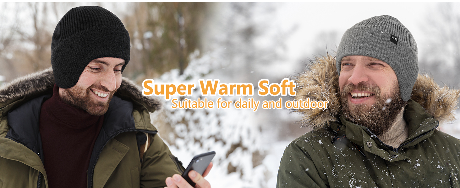 warm soft stocking caps
