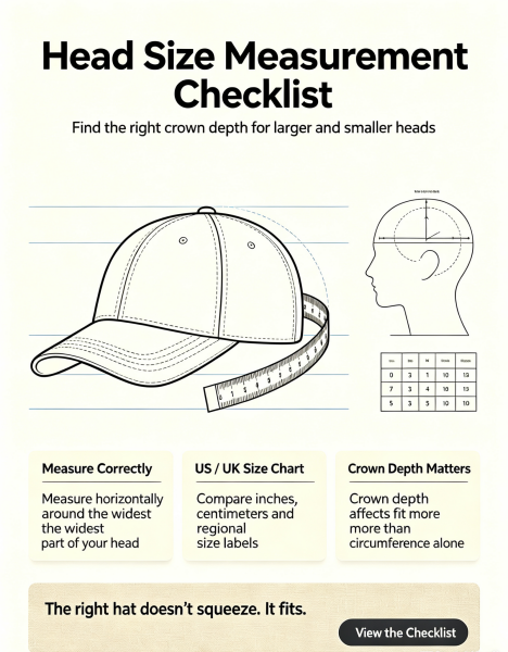 Head‑Size Guide, Deep‑Crown Picks for Big‑Head People