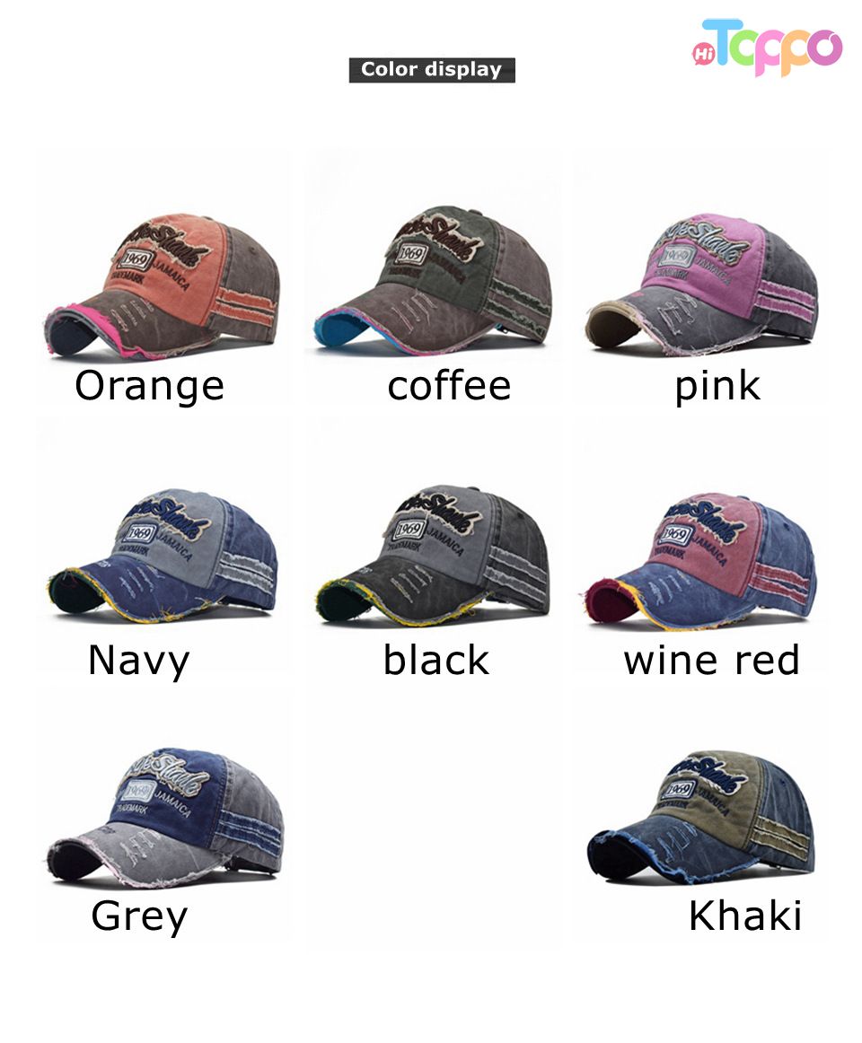 Retro Embroidered Adjustable Baseball Cap 