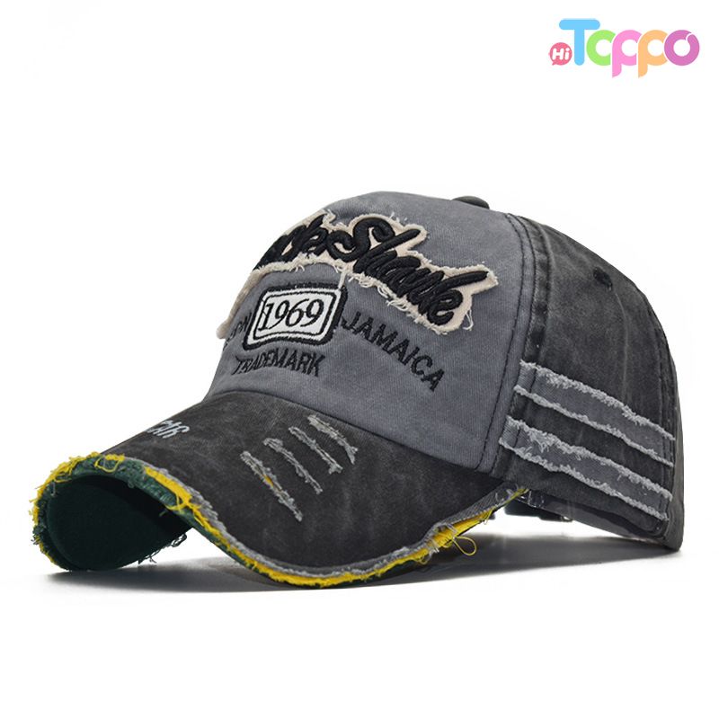 Retro Embroidered Adjustable Baseball Cap 