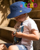 Summer Bucket Hat Kids Sun Protection Beach Hat Cotton Baby Hats