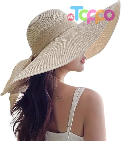 Hot Sale UPF 50+ Roll Up Wide Brim Women Sun Straw Hat 