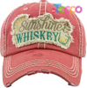 Vintage Embroidery Distressed Soft Cotton Baseball Cap Dad Hat 
