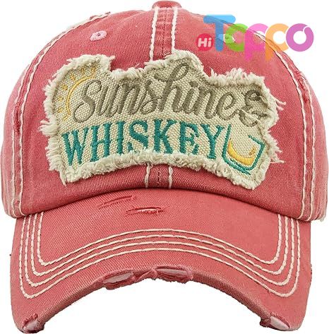Vintage Embroidery Distressed Soft Cotton Baseball Cap Dad Hat 