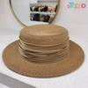 Custom Beach Sun UPF 50+ Wide Brim Straw Women Straw Panama Hat