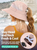 Hot Sale Sun Protection UV UPF50+ Waterproof Fishing Safari Hiking Bucket Hat
