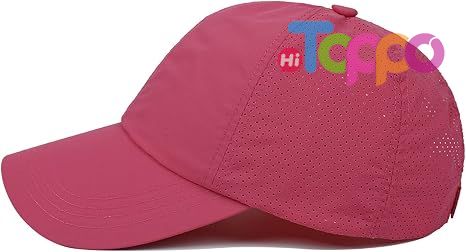 Outdoor Sports Quick Drying Mesh Womens Criss Cross Ponytail High Messy Bun Baseball Cap 